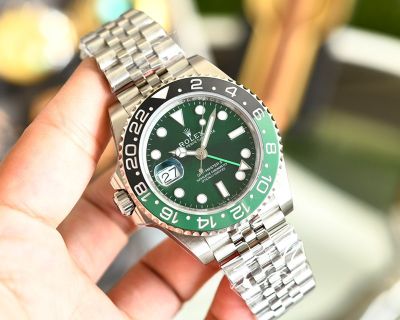 ROLEX GMT-Master II 3186/2836 Movement 904L Steel 40MM Watch
